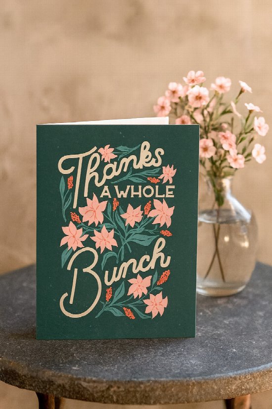 Thanks A Bunch Greeting Card